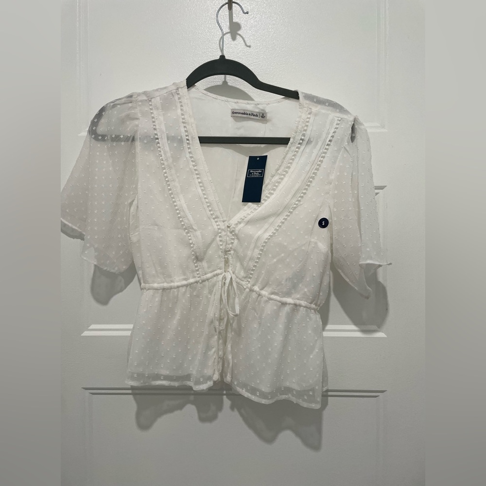 Abercrombie White Blouse